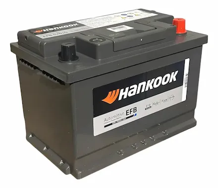 Batería Hankook 55D23L 60AH para sedán